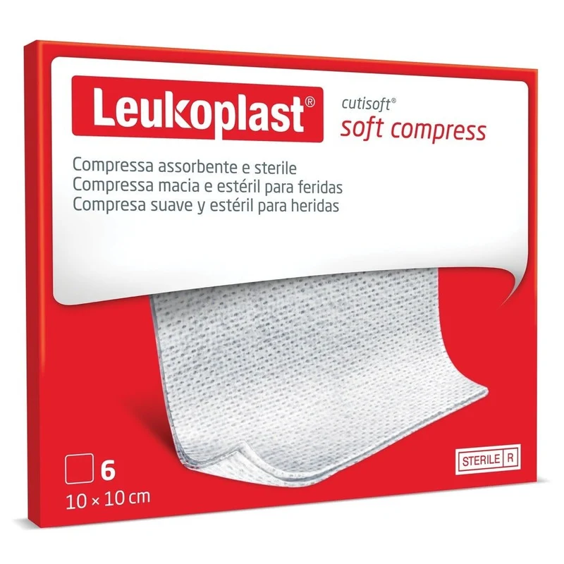 Garza Cutisoft 10x10cm 6 pezzi