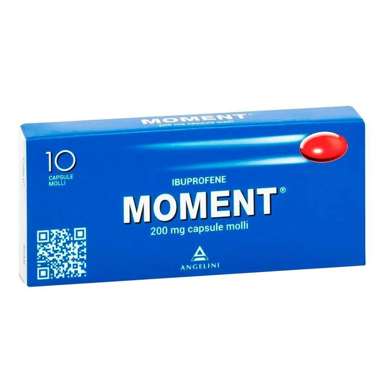 Moment 200mg 10 capsule molli