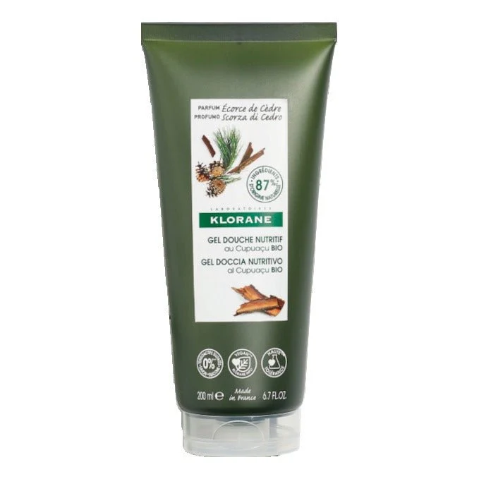 Klorane gel doccia scorza di cedro