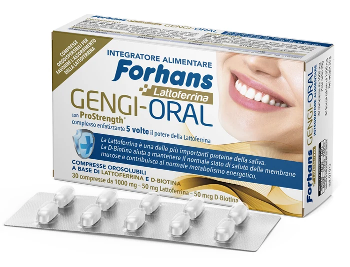 Forhans lattoferrina gengioral 30 compresse