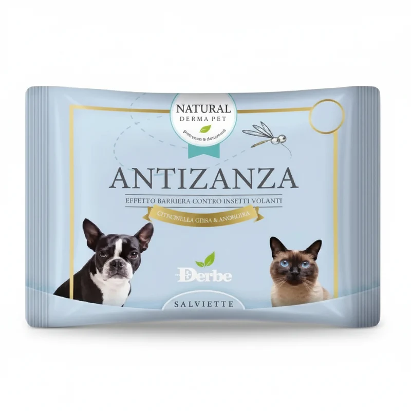 Natural Derma Pet Salviette Zanzapool 35 Pezzi