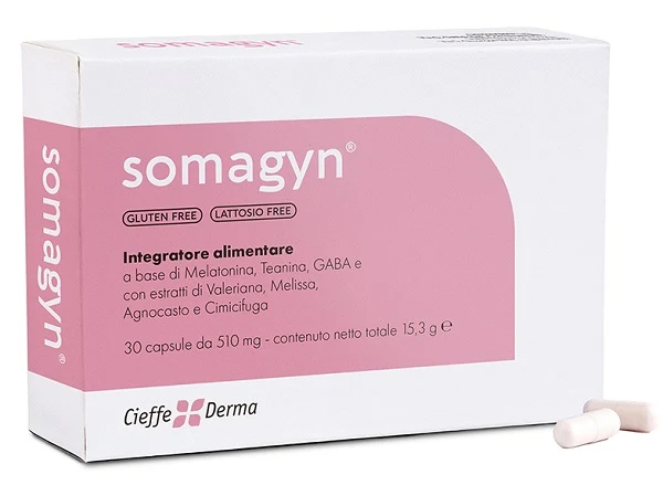 Somagyn 30 Capsule 510 mg Senza Glutine Senza Lattosio