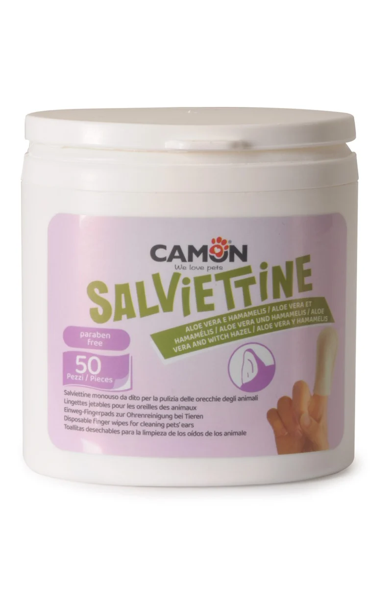 Salviettina da Dito Pulizia Orecchie 50 Pezzi