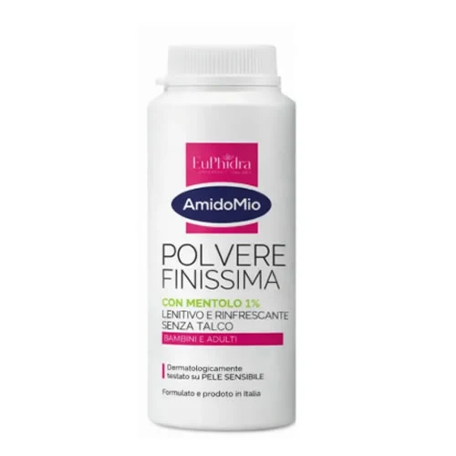 Euphidra amidomio polvere finissima con mentolo 125 g