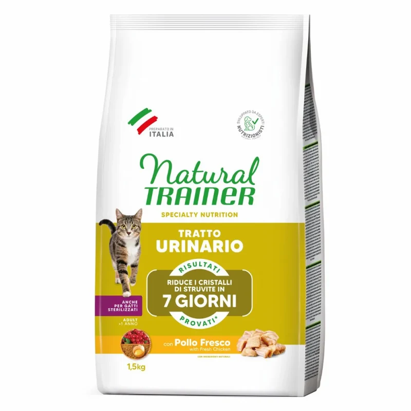 Natural Trainer Specialty Nutrition Adult Tratto Urinario con Pollo Fresco 1,5 kg