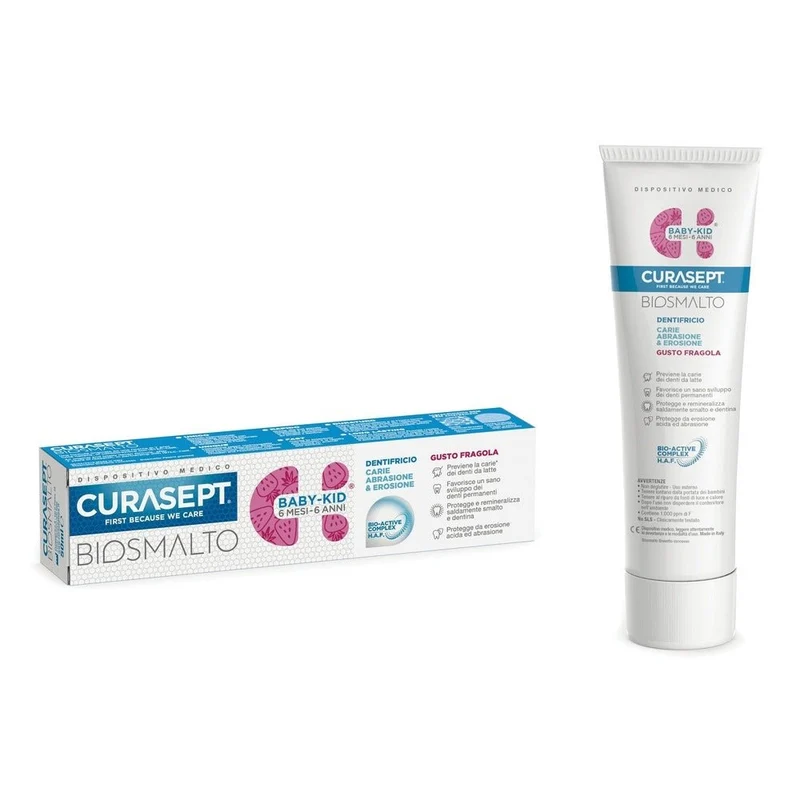 Curasept Biosmalto Baby-Kid fragola 50ml