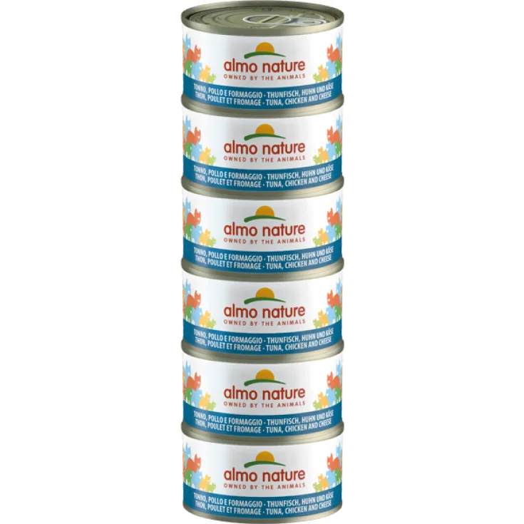 Almo Mega Pack Hfc Tonno Pollo Formaggio 6 x 70 g