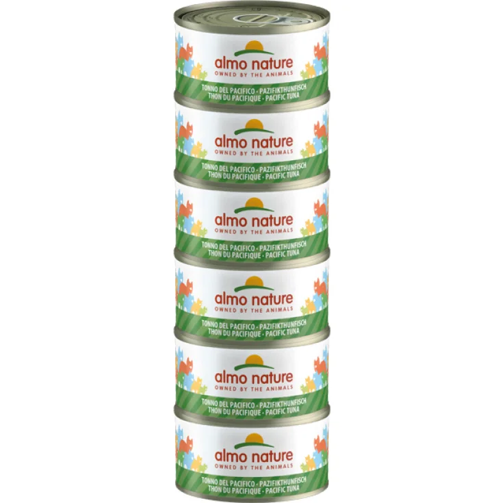 Almo Mega Pack Hfc Tonno del Pacifico 6 x 70 g