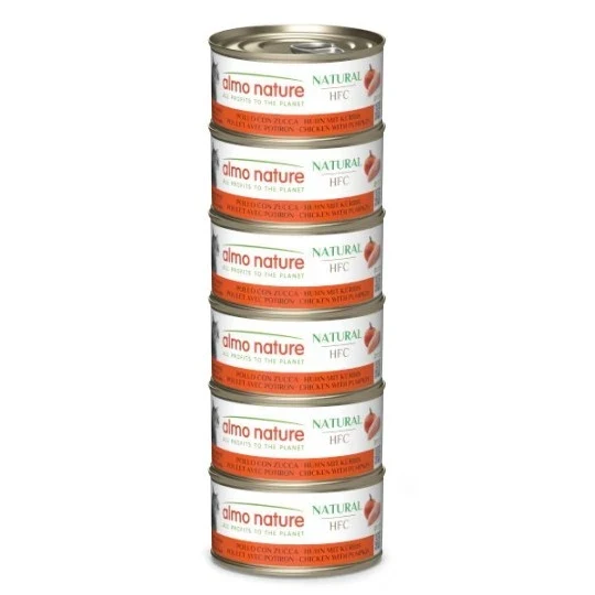 Almo Mega Pack Pollo con Zucca 6 x 70gr