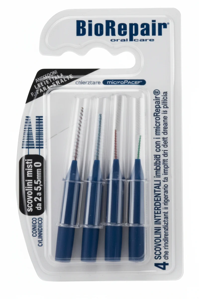 Biorepair Scovolino Medio 2mm+2,5mm 4 Pezzi