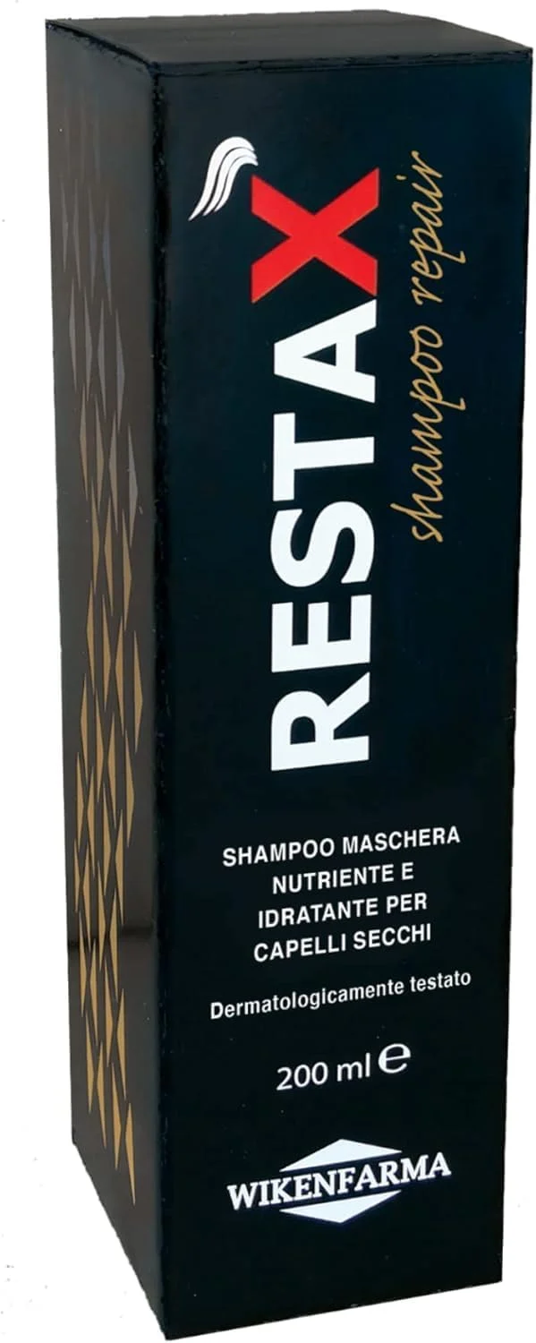 Restax Shampoo Repair 200ml - Shampoo Maschera idratante per capelli secchi e sfibrati