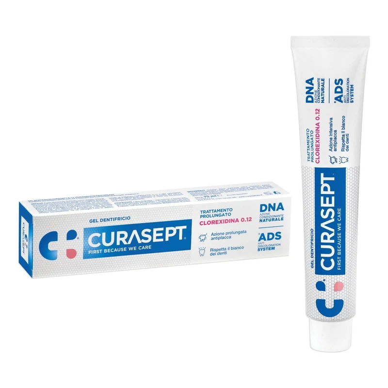 Curasept dentifricio 0,12 1 tubo 75ml ADS + DNA
