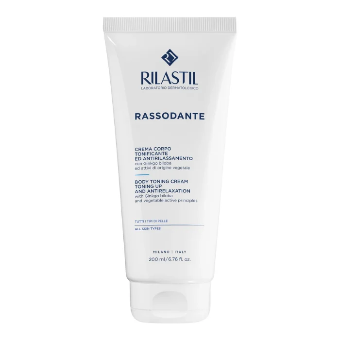Rilastil Rassodante Crema Corpo, Rilassante Ed Antirilassamento, Per Tutti i Tipi Di Pelle, 200ml