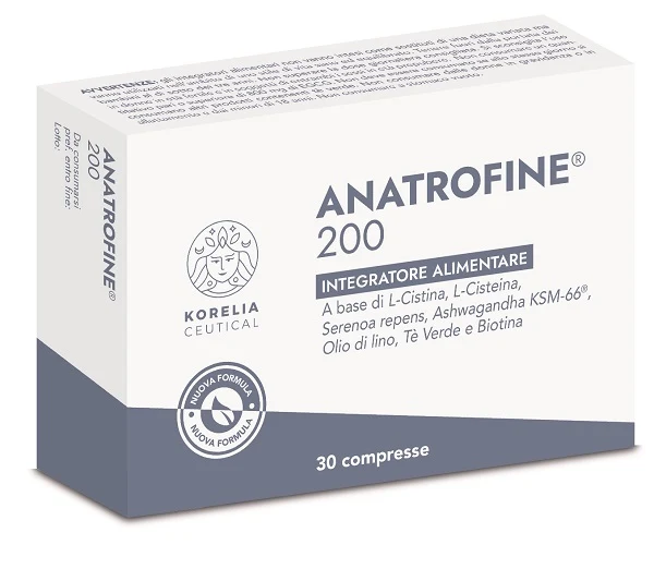 ANATROFINE 200 30 COMPRESSE 1000 MG SENZA GLUTINE SENZA LATTOSIO
