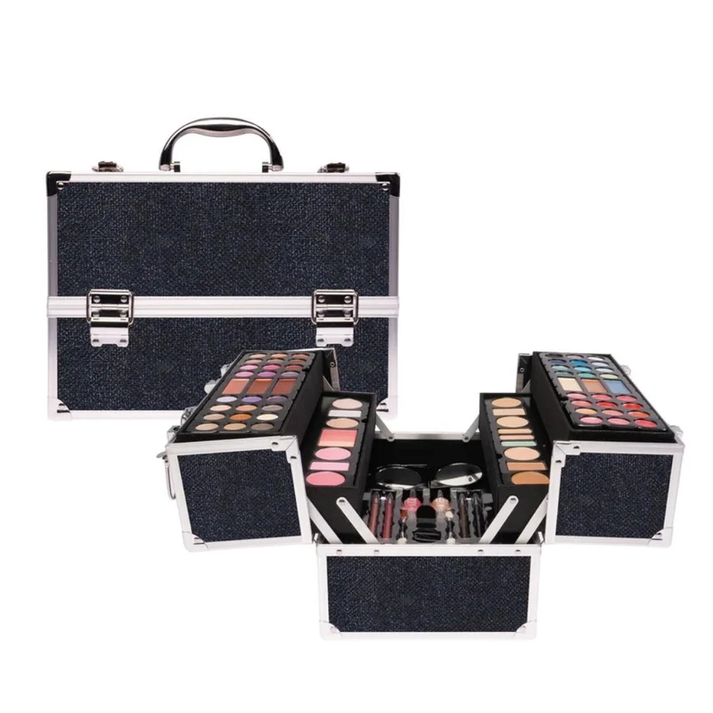 Naima Cosmetic Case Make-up Black Glitter XL