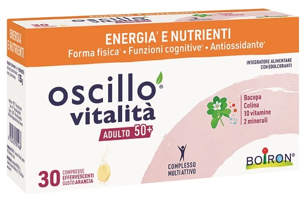 Boiron Oscillo Vitalità Adulto 50+ 30 Compresse Effervescenti