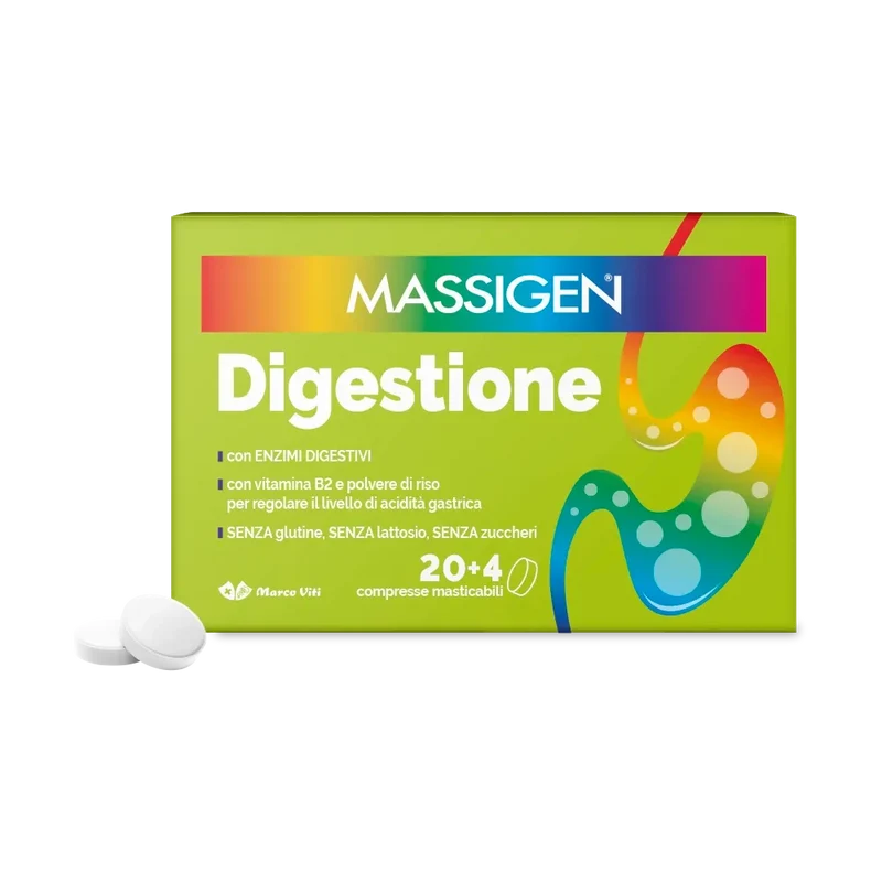 Massigen Digestione 24 Compresse Masticabili