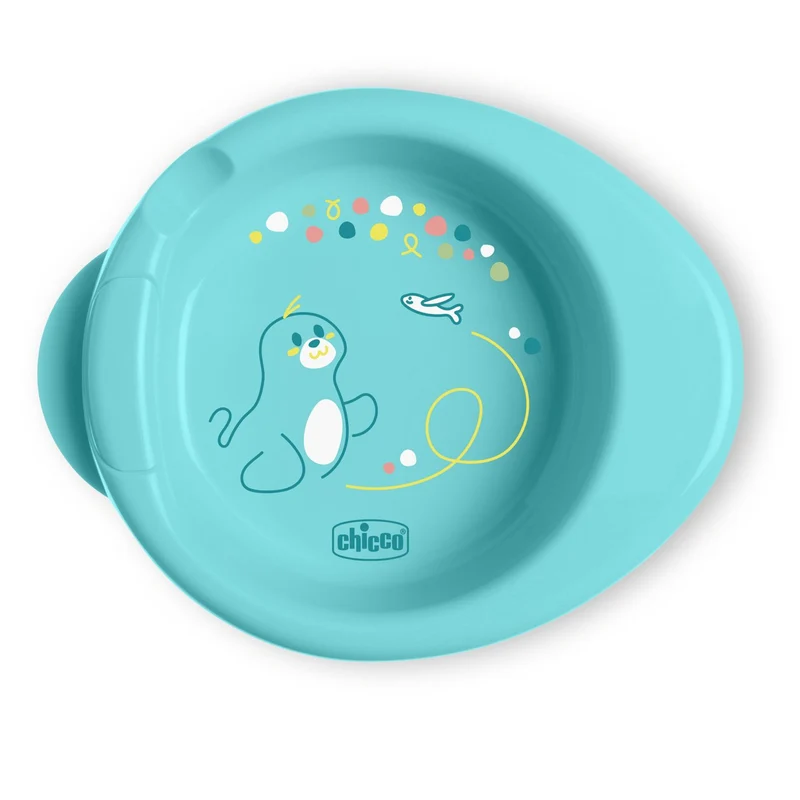 Chicco Piatto Warmy Colore Azzurro 6m+