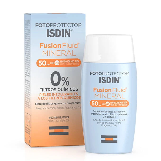 Isdin solari Fotoprotector Fusion Fluid Mineral Spf50 - protezione solare minerale viso 50ml