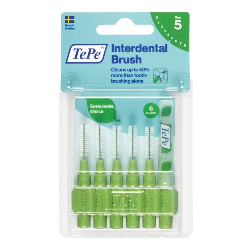 TePe scovolino verde 0,8mm 6 pezzi
