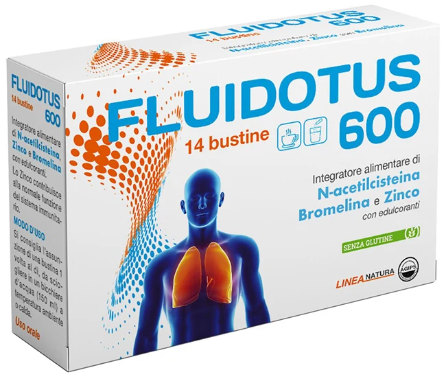 Fluidotus 600 14 bustine