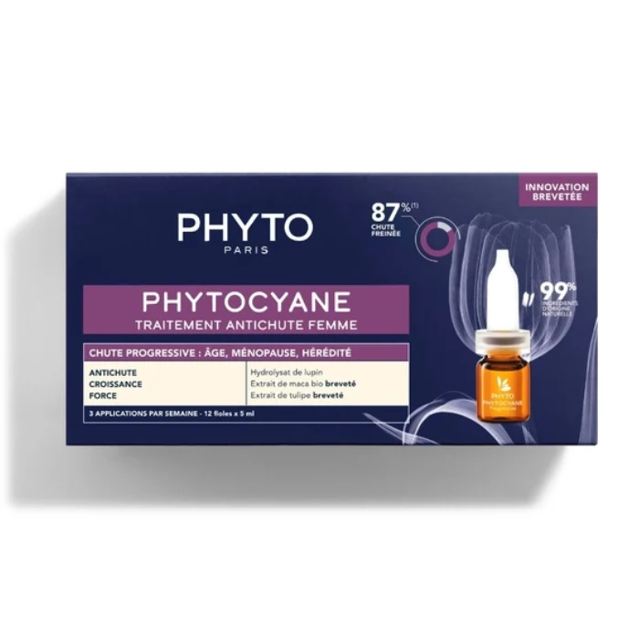 Phyto Phytocyane Fiale Donna Caduta Progressiva, 12 Fiale da 5ml