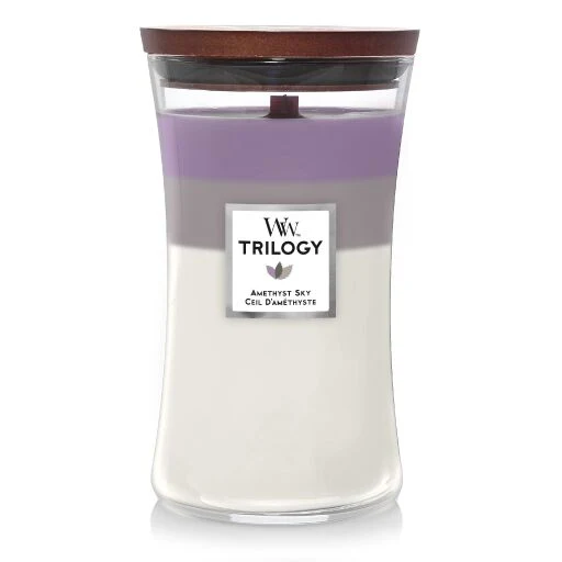 Woodwick - Candela Grande Trilogy Amethyst Sky