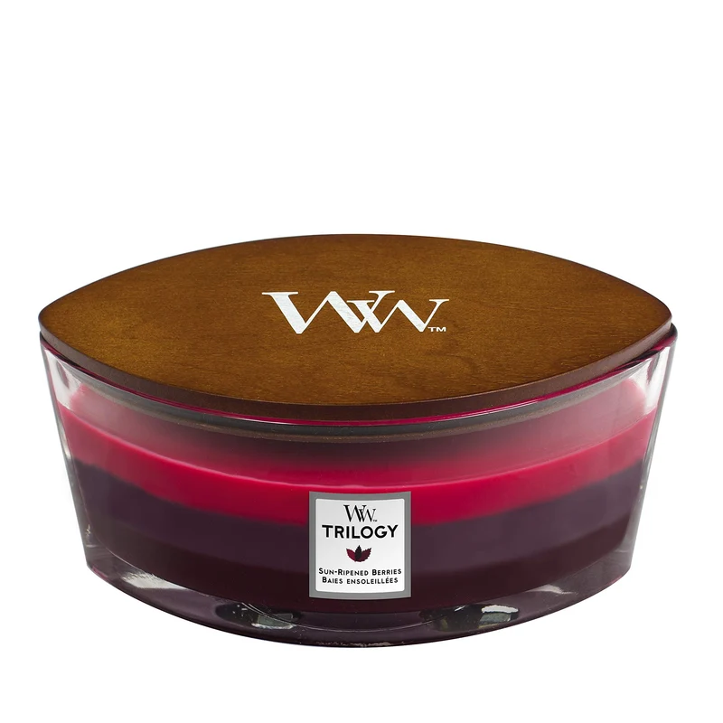 Woodwick - Candela Ellipse Trilogy Sun Ripened Berries