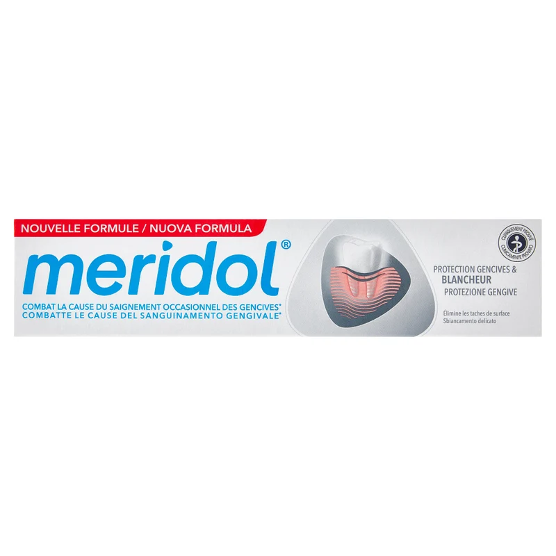 Meridol - dentifricio Protezione Gengive e Sbiancamento Delicato 75 ml