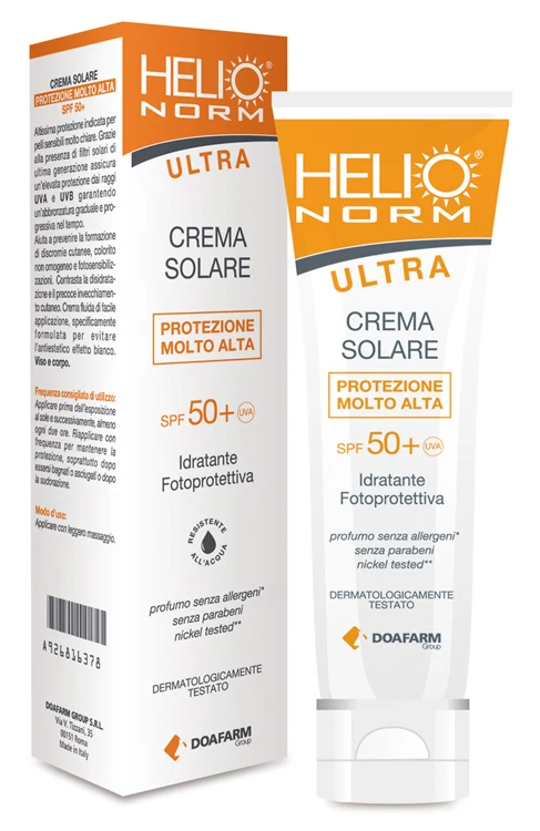 Helio norm ultra crema solare spf 50+ 100 ml