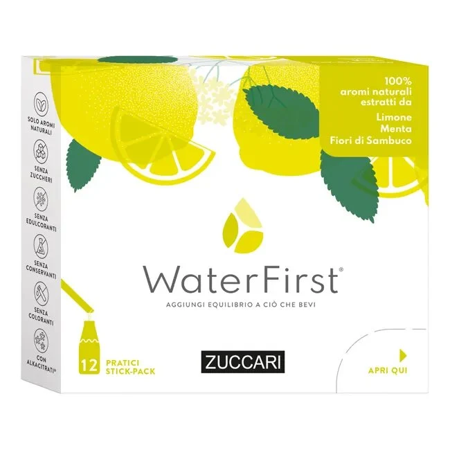Zuccari WaterFirst Limone Menta Fiori Di Sambuco 12 Stick