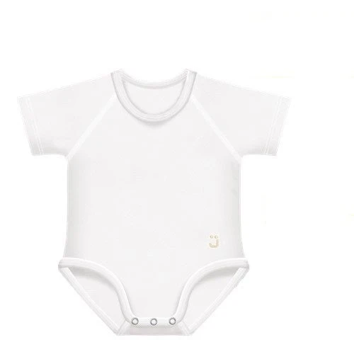 J Bimbi Body 0-36M In Bambu' 4 Stagioni Bianco