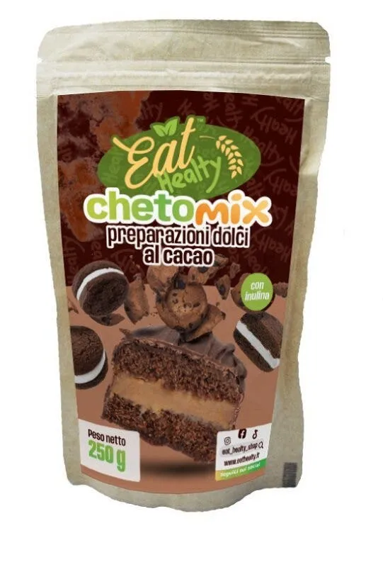 Eat Healty Cheto Mix Preparazione Per Dolci Gusto Cacao 250g
