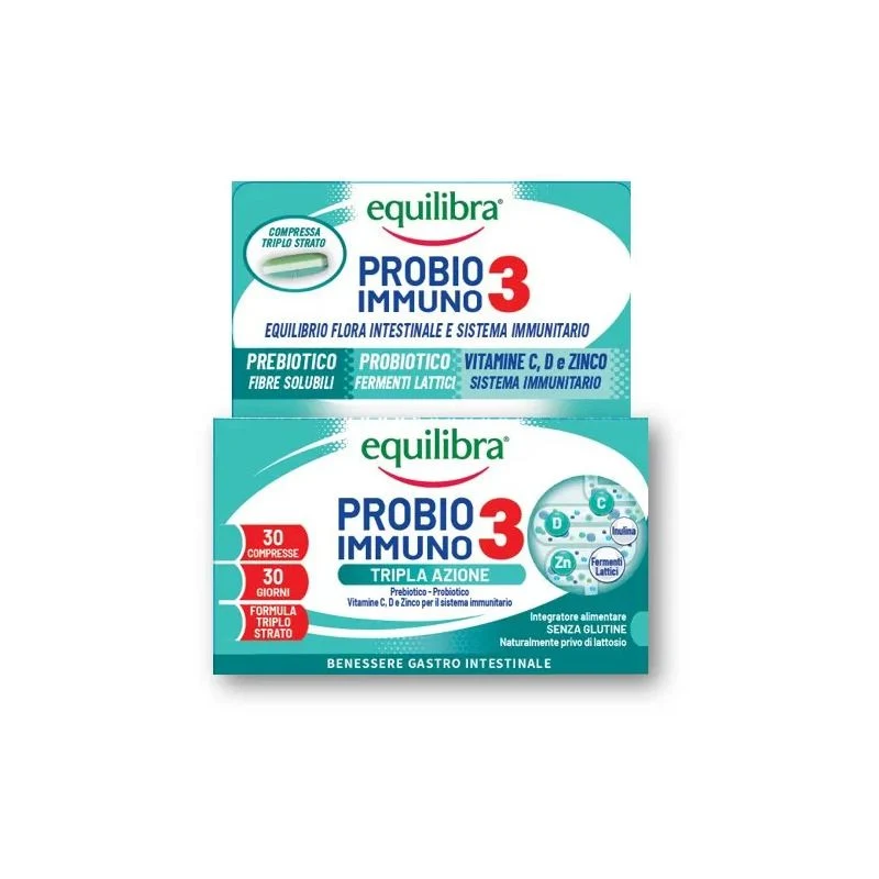 Equilibra Probio 3 -immuno 30 Compresse Triplostrato