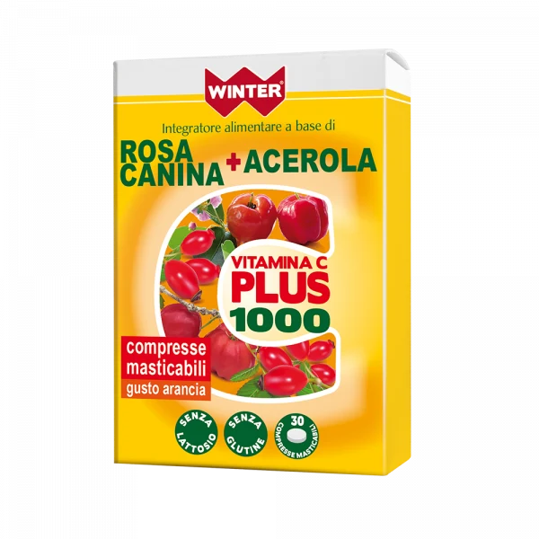 Winter Vitamina C Plus 1000 Rosa Canina/Acerola 30 Compresse Masticabili