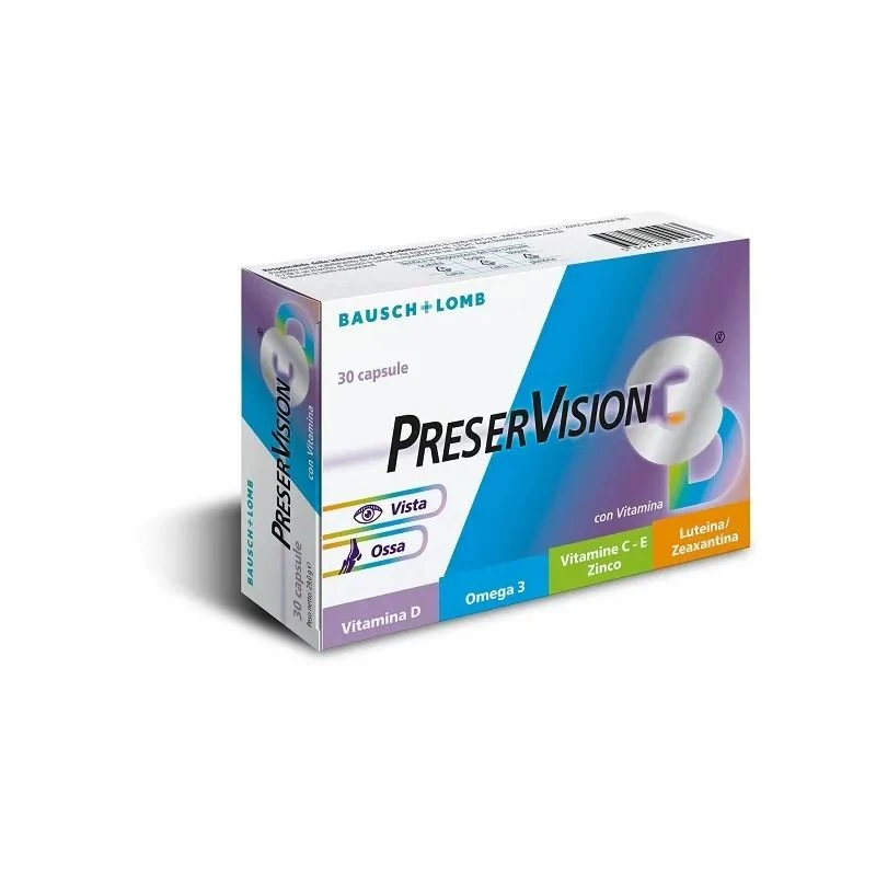 Preservision 3D 30 Capsule: Formula Avanzata Vista Sana