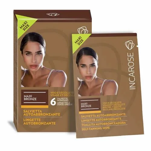 INCAROSE MAXI BRONZE 6 SALVIETTE VEG*