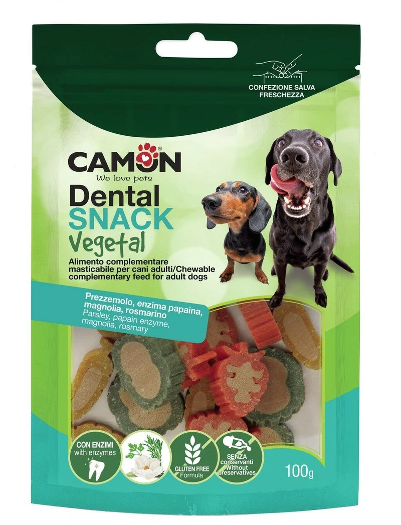 Camon Dental Snack Enzyfruits Vegetali Per Cani 100g