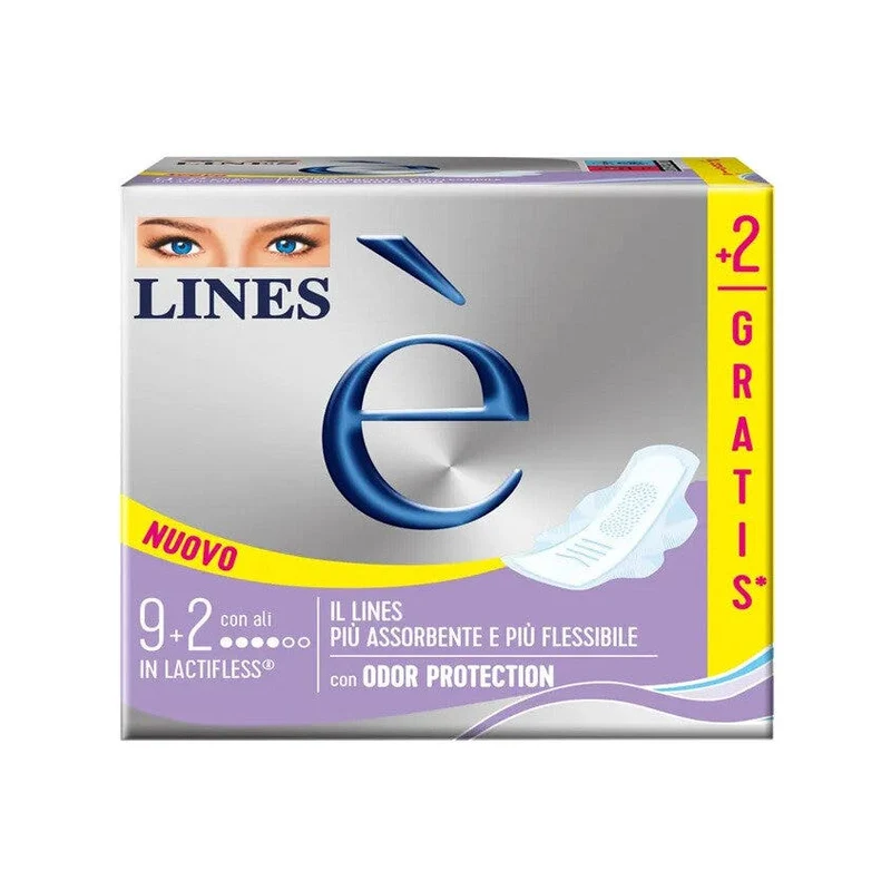 Lines è 11 Assorbenti con Ali per Flussi Normali
