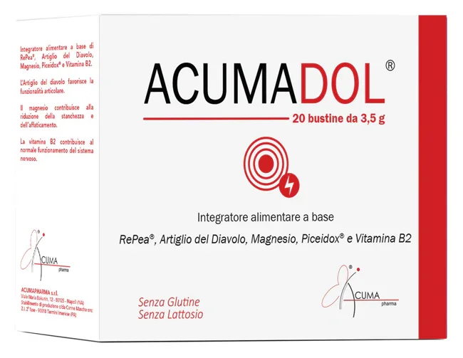 ACUMADOL 20 BUSTINE 4 G SENZA GLUTINE SENZA LATTOSIO