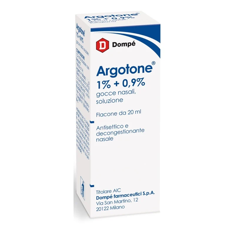 Argotone 1 % + 0,9 % 20 ml gocce nasali soluzione
