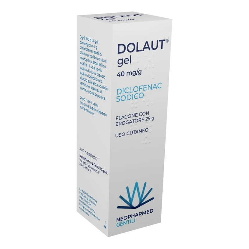 Dolaut 40 mg/g 25 g gel con erogatore