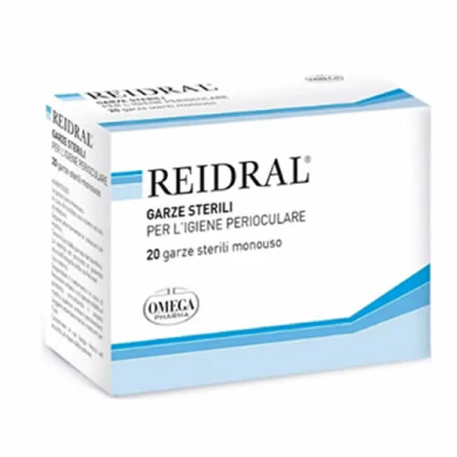 REIDRAL 20 GARZE STERILI CON ENZIMA