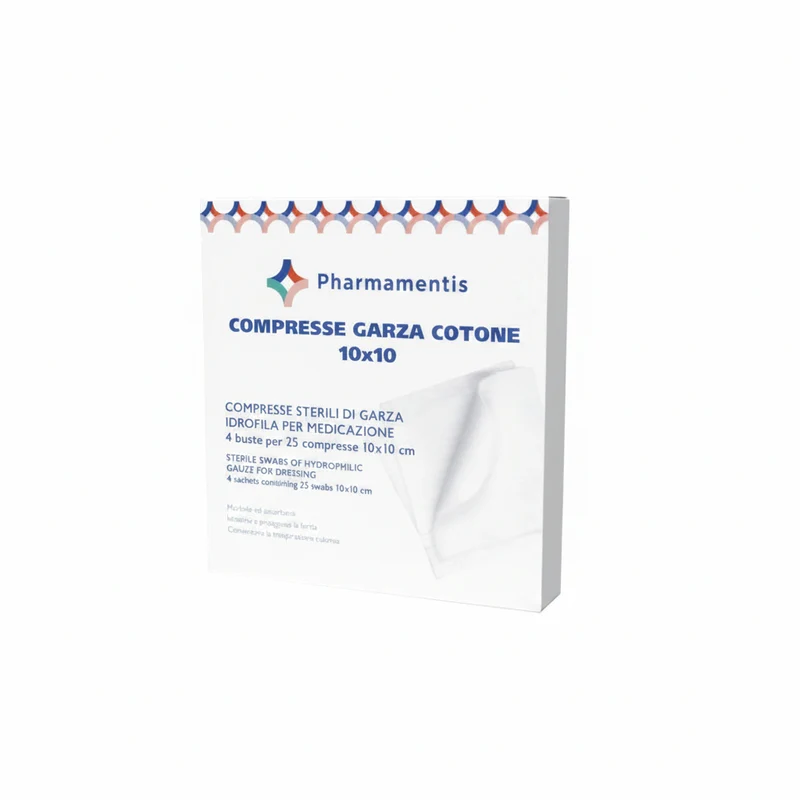 Pharmamentis Garza Cotone 10x10 100 Pezzi
