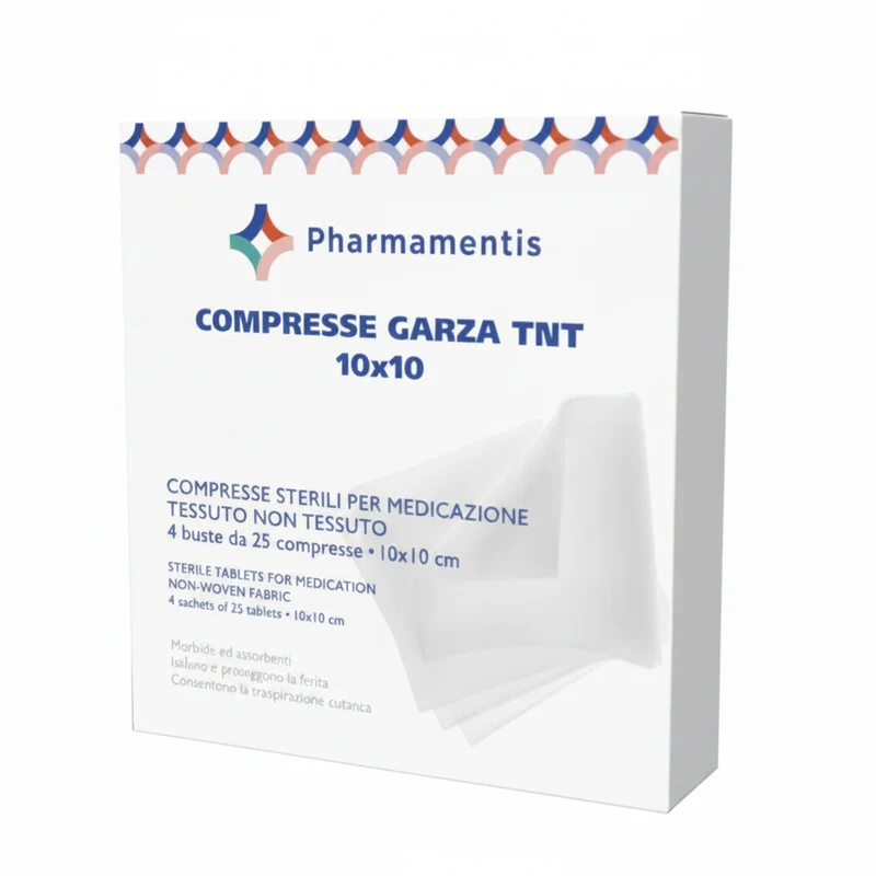 Pharmamentis Garza Tnt 10x10cm 100 Pezzi