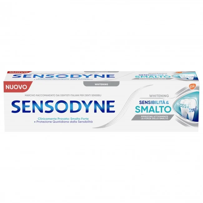 Sensodyne Dentifricio Sensibilità & Smalto Denti Sensibili White 75 ml