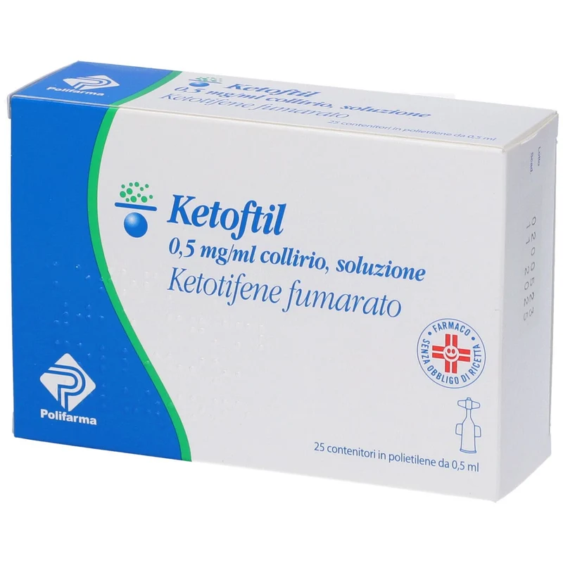 Ketoftil 0,05% 25 contenitori monodose da 0,5 ml collirio soluzione