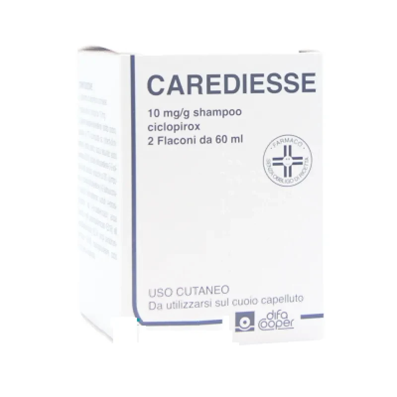 Carediesse 10 mg/g 2×60 ml shampoo