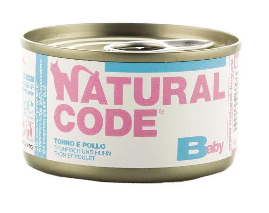 Natural Code Kitten Baby Tonno e Pollo