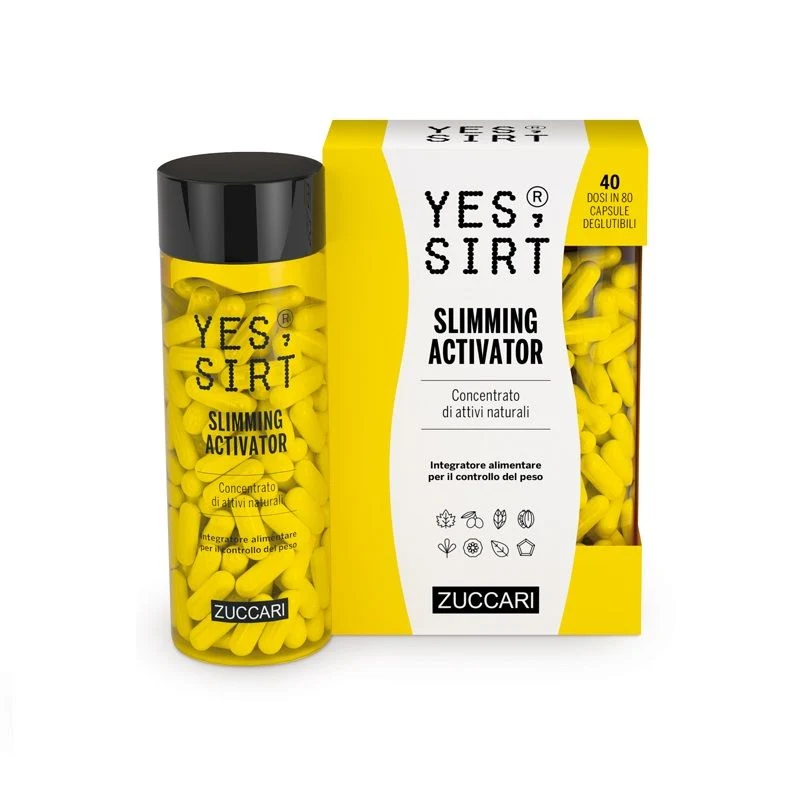 Zuccari Yes Sirt Slimming Activator per il controllo del peso 80 capsule